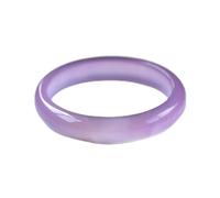 XXHNBF Pulsera de Mujer, Women's Jade Bangle, Natural Classcial Hand Light Purple Jade Chain Bracelets, Jadeite Gemstone Jade Bracelet Jewelry, 54-62mm,60mm,(58mm)