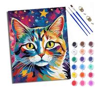 XXHXIE Pintura por Números Moderna DIY Kit de Pintar con Números sin Marco 40x50cm Chica de Halloween Pintura al óleo de Lienzo con Pinceles y Pigmento Acrílico para Adultos