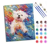 XXHXIE Pintura por Números Moderna DIY Kit de Pintar con Números sin Marco 40x50cm Madonna abraza a una niña Pintura al óleo de Lienzo con Pinceles y Pigmento Acrílico para Adultos