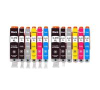 XXINGYULI BCI-370 BCI-371 Cartuchos de Tinta compatibles para MG5730 MG6930 MG7730F MG7730 TS9030 TS8030 TS6030 TS5030 1/2/3/4 Opciones de Juego(6COLOR 2SET)