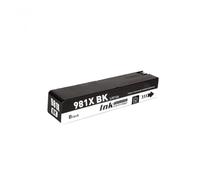 XXINGYULI Cartucho de inyección de Tinta Compatible para PageWide Enterprise Color 556xh Dn MFP 586dn F Z MFP E58650 Modelo 981A 981X HP981X(1PCS Black)