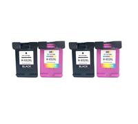 XXINGYULI Cartucho de Tinta Compatible 652 652XL para impresoras Deskjet Modelos 115 1118 2135 2136 2138 3635 3636 3638 3838 3835 4535 4536 4538 4675(BK-CL(2SET))