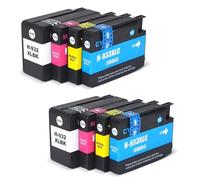 XXINGYULI Cartucho de Tinta Compatible con Capacidad para impresoras HP932XL HP933XL HP932 932 933 para impresoras Officejet 6100 6600 6700 7110 7510 7512 7610 7612(2 Set)
