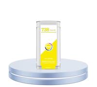 XXINGYULI Cartucho de Tinta Compatible con HW de 300ML para Tinta pigmentada Completa DesignJet T850 T950 con Chip Estable para 738(HP738-Y- 130ML)