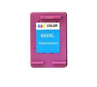 XXINGYULI Cartucho de Tinta Compatible para Impresora HP652 Deskjet 1115, 2135, 2136, 2138, 3635, 3636, 4536, 4535, 2 uds.(1 Color)