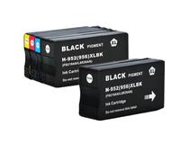 XXINGYULI Cartucho de Tinta Compatible para impresoras 952XL 956XL OfficeJet Pro 7720 8210 8216 8715 8702(2BK-1C-1M-1Y)