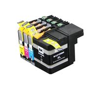 XXINGYULI Cartucho de Tinta Compatible para MFC-J6520DW J6720DW J6920DW LC129XL LC125XL LC125 LC129 Tinta de Color(1SET (4PCS))