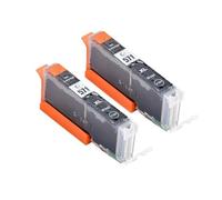 XXINGYULI Cartucho de Tinta Compatible PGI570 PGI-570 CLI-571 para MG5750 MG5751 MG5752 MG5753 MG6850 MG6851 MG6852 MG6853 MG7750 Series(2 PCS PBK)