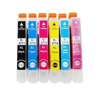 XXINGYULI Cartucho de Tinta Compatible T2771 T277XL para impresoras de inyección de Tinta Expression Photo XP-850 XP-950 XP-750 XP-760 XP-860 XP-960(3PCS-Light Magenta)