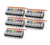 XXINGYULI Cartucho de Tinta PGI-72 Compatible para Impresora de inyección de Tinta Pro-10 Pro-10s 72 PGI72 BK MBK GY C M Y PC PM R CO(5SET)