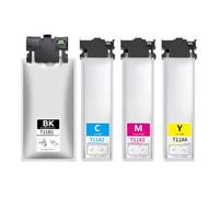 XXINGYULI Cartucho de Tinta pigmentada Compatible T11A T11A1 T11B1 T11A2 T11A3 T11A4 para impresoras Workforce WF-C5890 WF-C5390(T11B T11A 4Color)