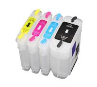 XXINGYULI Cartucho de Tinta Recargable Compatible con HP10 HP11 C4837A C4844A para impresoras Officejet 9110 9120 9130 1000 1100dtn Serie 1200(1set-10BK 11CMY)