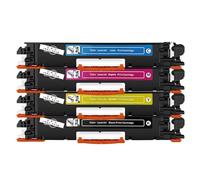 XXINGYULI Cartucho de tóner Compatible para Impresora de Tinta CE310A Cp1025 y M175a M175nw HP126A(CMYK 1 Set)
