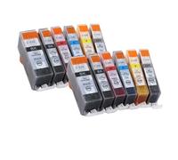 XXINGYULI -Cartuchos de Tinta compatibles de Calidad para BCI-325 PGBK BCI-326BK BCI-326C BCI-326M BCI-326Y BCI-326GY(2sets)