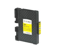 XXINGYULI Cartuchos de Tinta compatibles GC41 para IAficio SG 3110DNw 3110SFNw 3100SNw 2100N SG 3110DN SG 7100DN Soluciones de impresión de Calidad de Tinta de Pigmento Completo(1PCS-Yellow)
