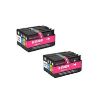 XXINGYULI Cartuchos de Tinta compatibles para 950XL 951XL 950 951 para Officejet Pro 8100 8600 8610 8615 8620 8625 251dw 276dw HP950 Series(2SET)