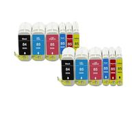 XXINGYULI Cartuchos de Tinta compatibles para HP84 HP85 Modelos C5016A C5017A C5018A 130 130gp 130nr 30 30gp 30n 90 90gp 90r C9425A C9426A C9427A(2 Sets)