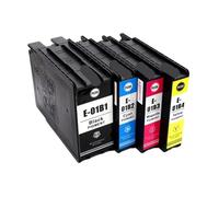 XXINGYULI Cartuchos de Tinta compatibles para impresoras WF-C8190A WF-C8690A Modelo T01B1 T01B2 T01B3 T01B4(T01B1-4COLOR 1SET)