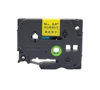 XXINGYULI Casete de Cinta Compatible de 12 mm TZ231 TZ241 TZ251 TZe231 TZe241 para Cinta de Etiquetas laminada PT-P710BT(5PCS-Black on Yellow)