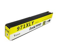 XXINGYULI Juego de Cartuchos de inyección de Tinta compatibles para 970XL 970 971XL 971 para Officejet Pro X451dn X451dw X551dw(Yellow)