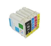 XXINGYULI Juego de Cartuchos de Tinta compatibles para impresoras 10 11 Designjet 110 100plus C4844A, Incluye tintas HP10 HP11 para 2800dt 2800dtn(1 Set)