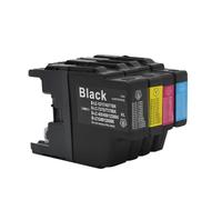 XXINGYULI Juego de Cartuchos de Tinta compatibles para Modelos LC12/40/71/73/75/400/1220/1240 para MFC-J430W MFC-J825DW MFC-J835DW DCP-J525N DCP-J540N Paquete de 8