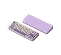 XXINGYULI Kit de Teclado mecánico Personalizado Corgi65DBT, Junta de Enchufe en Caliente Multicolor, Carcasa de Aluminio Adecuada para Juegos y Uso en Oficina(Cool White Purple)