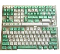 XXINGYULI Lindo pequeño Dinosaurio Keycap Set PBT Tinte sublimado Estilo Anime Teclas compatibles con teclados mecánicos de Perfil