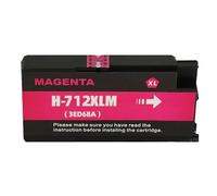 XXINGYULI Paquete de 4 Cartuchos de Tinta compatibles para impresoras HP712 Aptos para impresoras Designjet T210 T230 T250 T650 T630(Magenta)