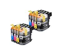 XXINGYULI Paquete de 8 Cartuchos de Tinta compatibles con Full Ink para MFC-J4410DW J4510DW J4610DW J4710DW DCP-J4110DW LC127 LC125 127XL 125XL