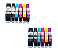 XXINGYULI Reemplazo de Cartucho de Tinta 580XXL 581XXL Compatible 6-Pack PGBK BK C M Y para la Serie 580 581(12 Pack 2SET)