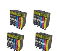 XXINGYULI Reemplazo de Cartucho de Tinta de Capacidad 702XL con Chip de actualización Compatible con Pro WF-3720 WF-3720DWF WF-3730 WF-3733 T702 XL(20 Pack)