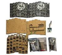 XXINGYULI Teclado Dividido DO52, Perilla compacta, Teclado mecánico, Puntero para ratón de Juegos DIY, Compatible con Think Pad, Teclado, Regalo para Jugadores(DO42 Material)