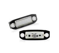 Xxiucj Luces Matrícula Coche Para Volvo Para XC90 S60 V60 XC60 S80 V70 6000K Blanco Libre De Errores 30634190 30753839 2 Uds CANbus Luz LED De Matrícula
