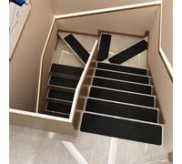 XXIUDEE Alfombras para Peldaños de Escalera, Alfombrillas Antideslizantes para Escalones, Alfombra Autoadhesiva para Escalones, Protección de Peldaños, Alfombrillas de Cobertura, Perfecta para Niños