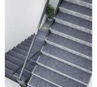 XXIUDEE Alfombras para Peldaños de Escalera, Alfombrillas Antideslizantes para Escalones, Alfombra Autoadhesiva para Escalones, Protección de Peldaños, Alfombrillas de Cobertura, Perfecta para Niños