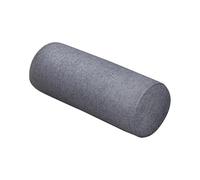 XXIUDEE Almohadas redondas de refuerzo lumbar, almohada de apoyo para el cuello, almohadas largas para cama, cojines para reposabrazos de sofá, cojín de protección para sofá o coche (50 x 15 cm, gris