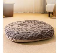 XXIUDEE Cama grande lavable para perro, colchón calmante para perros con funda extraíble para jaula de mascotas, colchón cálido para mascotas y gatos (100 x 82 x 12 cm, gris)