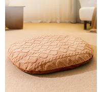 XXIUDEE Cama grande lavable para perro, colchón calmante para perros con funda extraíble para jaula de mascotas, colchón cálido para mascotas y gatos (47 x 35 x 7 cm, caqui)