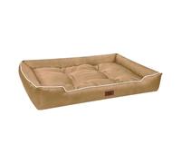 XXIUDEE Cama ortopédica grande impermeable para perro, cama para mascotas, sofá y colchón para jaula de perro, parte inferior antideslizante, alfombrilla para gatos pequeños, medianos y grandes (50 x