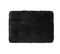 XXIUDEE Cama ortopédica para perro, tamaño grande, antiansiedad, con parte inferior antideslizante, tamaño pequeño, mediano, grande, para gatitos, cachorros (110 x 75 x 12 cm, negro)