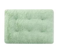 XXIUDEE Cama ortopédica para perro, tamaño grande, antiansiedad, con parte inferior antideslizante, tamaño pequeño, mediano, grande, para gatitos, cachorros (93 x 65 x 12 cm, verde)
