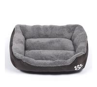 XXIUDEE Cama ortopédica para perros, colchón grande para mascotas, suave y esponjoso, tapete para perros medianos y grandes, cama cómoda antiansiedad para cachorros y gatos (43 x 32 x 10 cm, café)
