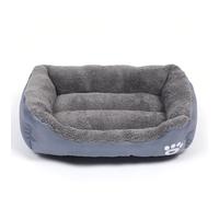 XXIUDEE Cama ortopédica para perros, colchón grande para mascotas, suave y esponjoso, tapete para perros medianos y grandes, cama cómoda antiansiedad para cachorros y gatos (66 x 50 x 12 cm, gris)