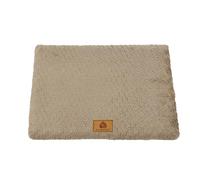 XXIUDEE Camas extragrandes para perros, cojín antiansiedad para cama de perro, colchón para mascotas con funda extraíble lavable, base antideslizante (58 x 40 x 5 cm, caqui)