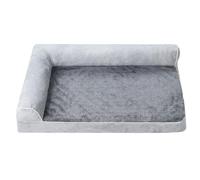 XXIUDEE Camas ortopédicas grandes para perros, cama lavable para perros con funda extraíble, almohadilla antideslizante para jaula de mascotas, colchón para mascotas pequeñas, medianas y grandes (50 x