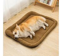 XXIUDEE Camas ortopédicas grandes para perros, colchón lavable para perros, colchonetas impermeables para mascotas, tamaño pequeño, mediano y grande para mascotas en todas las estaciones (55 x 40 x 5