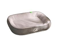 XXIUDEE Camas ortopédicas grandes para perros, sofá rectangular lavable para cachorros, camas extraíbles lavables antiansiedad, almohadilla suave y cálida para perros medianos y grandes (50 x 40 x 14