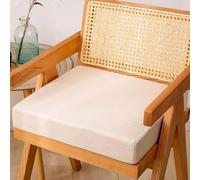 XXIUDEE Cojines antideslizantes para asiento de jardín, cojines de suelo para silla de comedor, cojines elevados con cremallera para patio, ventana francesa, oficina, sala de estar, aula (50 x 50 x 5