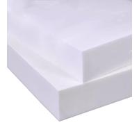 XXIUDEE Cojines de repuesto de espuma de alta densidad para sofá, asiento de comedor, taburete, silla, caravana, caravana, camas, mascotas, interiores y exteriores (90 x 50 cm, 5 grosores)